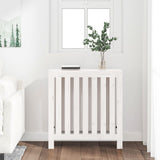 Radiator Cover White 79.5x19x84 cm Solid Wood Pine 822567