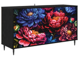 Sideboard KIEL Black Oak 102 x 33 x 76 cm Engineered Wood 8006983
