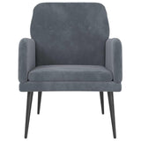 Armchair Dark Grey Velvet 42024042