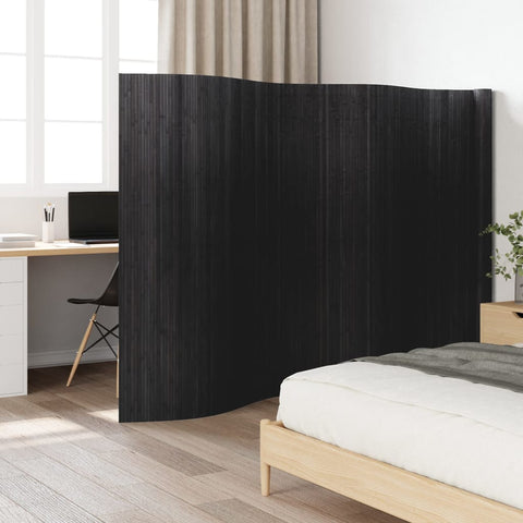 Room Divider Grey 165x600 cm Bamboo 377008