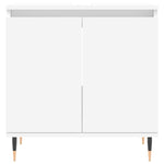 ZNTS 3 Piece Bathroom Cabinet Set White Engineered Wood 3187781