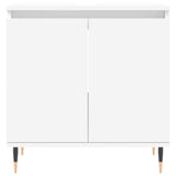 ZNTS 3 Piece Bathroom Cabinet Set White Engineered Wood 3187781