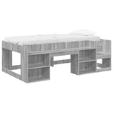 Kids'Bed Frame with Storage Grey Sonoma 80 x 200 cm 3422600