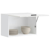 Kitchen Wall Cabinet Porto High Gloss White Engineered Wood 854079