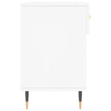 Shoe Bench White 102x35x55 cm Engineered Wood 829716