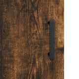 Wall Mounted Cabinet Smoked Oak 69.5x34x90 cm 828433