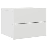 801053 Bedside Cabinet White 40x30x30 cm Engineered Wood