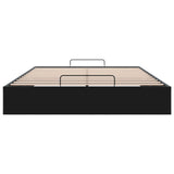 Ottoman Bed Frame Black Queen Size Velvet 3403076