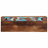Coat Rack with Shelf Brown 73 x 19 x 23 cm Solid Reclaim wood 4102747