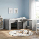 Kids'High Bed Frame 2 pcs Grey Sonoma 163 x 101.1 x 68.5 cm 3422576