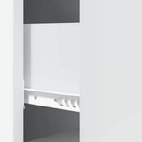 Drawer Cabinet White 33 x 34.5 x 90 cm Engineered Wood 895535