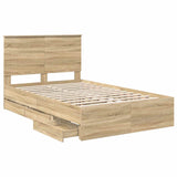Bed Frame Sonoma Oak Engineer Wood 3409477