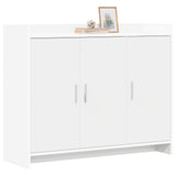 Sideboard White 98.5 x 33 x 80 cm Engineered Wood 8011123