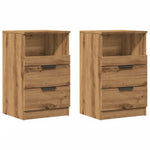 ZNTS Bedside Cabinets 2 pcs Artisan Oak 40x36x65 cm Engineered Wood 856847