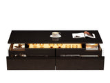 90 x 45 x 35.5 cm Coffee table tray, high-gloss coffee table for the living room, sofa table N605P388084S