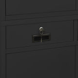 Office Cabinet Anthracite 90x40x180 cm Steel 336420
