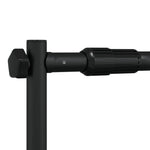 Backdrop Stands 2 pcs Black 254x243 cm Steel 3187466