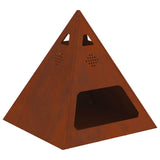 Fire Bowl Rusty 50 x 50 x 51 cm Weathering Steel 858953