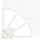 Balcony Privacy Screen 140 x 140 cm Polyester White 42000930