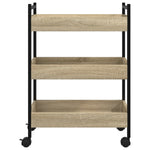 ZNTS Kitchen Trolley Sonoma Oak 50x30x70 cm Engineered Wood 842357