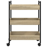 ZNTS Kitchen Trolley Sonoma Oak 50x30x70 cm Engineered Wood 842357