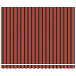 ZNTS Retractable Awning Orange and Brown 400 x 350 cm 3330737