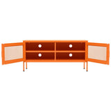 TV Cabinet Orange 105x35x50 cm Steel 336237