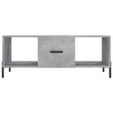 Coffee Table Concrete Grey 102x50x40 cm Engineered Wood 829312