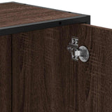Bathroom Sink Cabinet Brown Oak 65x33x60 cm Engineered Wood 849288