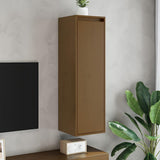 Wall Cabinets 2 pcs Honey Brown 30x30x100 cm Solid Pinewood 813512