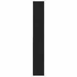 Book Cabinet Black Oak 155 x 24 x 160 cm Engineered Wood 862441