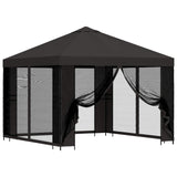 Garden Gazebo with Sidewalls 3 x 3 m Anthracite 900363