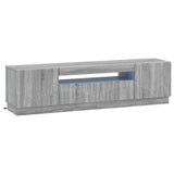 LED TV Cabinet Grey Sonoma Engineered Wood 897351