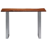 Console Table 115x35x76 cm Solid Aacia Wood and Iron 247830