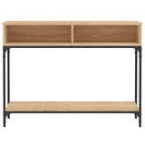 Console Table Sonoma Oak 100x30.5x75 cm Engineered Wood 833389