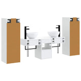 Bathroom Furniture Set 5 pcs High Gloss White 3405967
