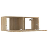 ZNTS 8 Piece TV Cabinet Set Sonoma Oak Engineered Wood 3114288