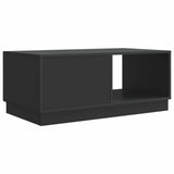 Coffee Table Black 90 x 50 x 37 cm Engineered Wood 895416