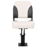 Foldable Boat Seat 1 Set Low Backrest with Fixing Strap 3284293