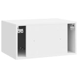 Wall-Mounted TV Cabinet High Gloss White 59.5 x 41 x 30 cm 899019