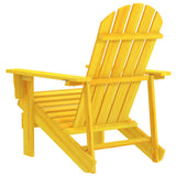 Garden Chair Yellow Solid fir wood Standard Durable 315874