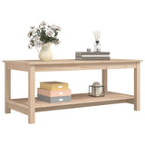 Coffee Table 110x55x45 cm Solid Wood Pine 822272