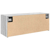 Bathroom Wall Cabinet Grey Sonoma 80x25x30 cm Engineered Wood 860081