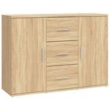 Sideboard Sonoma Oak 91x29.5x65 cm Engineered Wood 823345