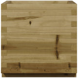 Garden Planter 50x50x49.5 cm Impregnated Wood Pine 847357