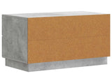 Bedside Cabinet with Drawer Concrete Grey 62 x 34.5 x 44.5 cm 895238