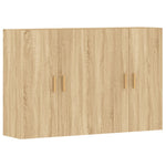 Wall Mounted Cabinets 2 pcs Sonoma Oak Engineered Wood 3197875