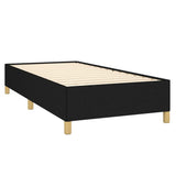 Bed Frame without Mattress Black 90x190 cm Single Single Fabric 349865
