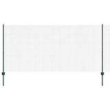 Welded Wire Fence with Post 50 x 1.2 m PVC-Coated Steel 3336519