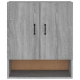 ZNTS Wall Cabinet Grey Sonoma 60x31x70 cm Engineered Wood 817589